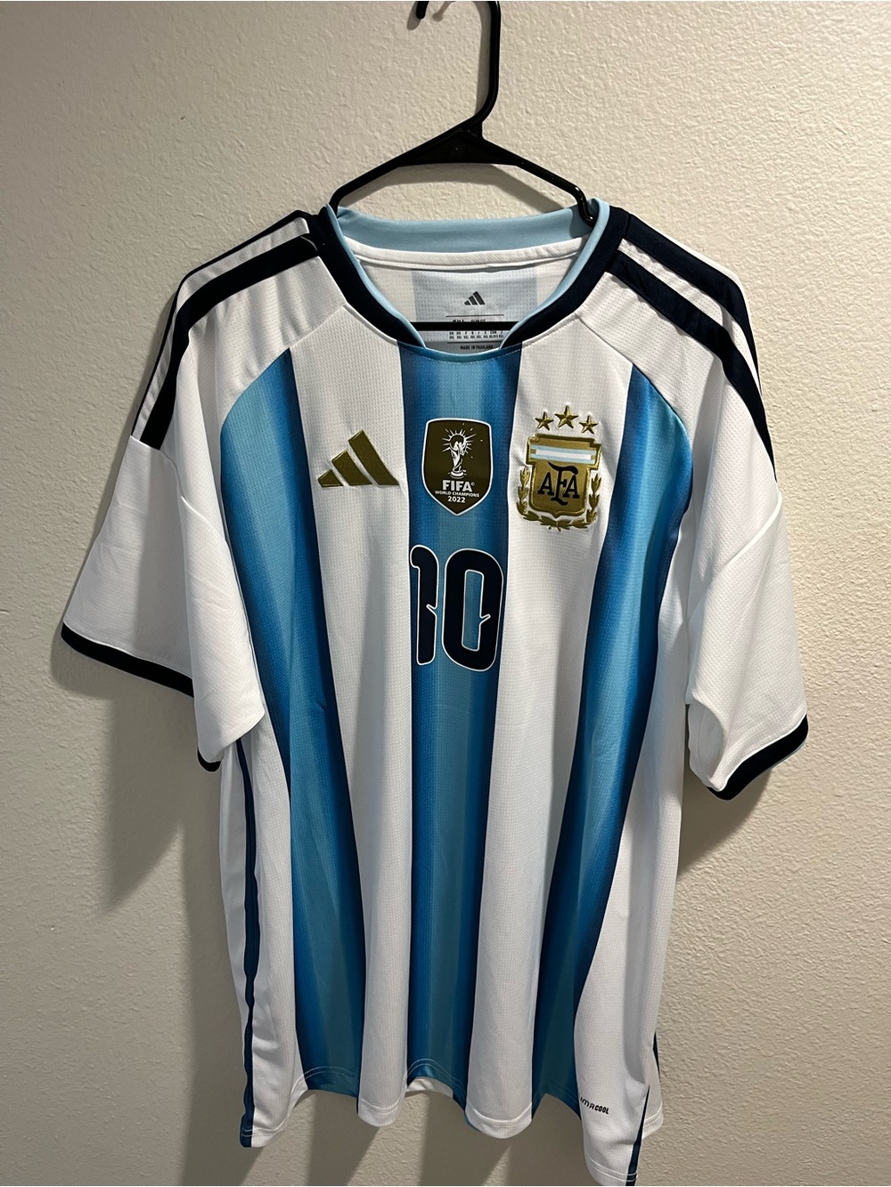 adidas Argentina World Cup 2026 Soccer Jersey  Men’s Size 3XL Messi #10